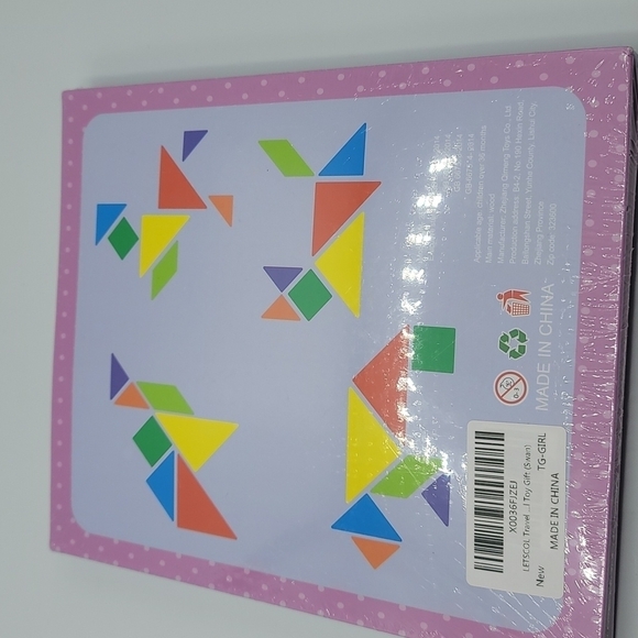 Magnetic Tangram Puzzle Book girls swan - Picture 2 of 2